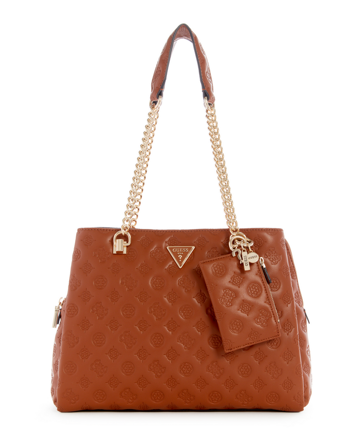 Cartera Guess La Femme Grlfrnd Shldr Stchl Cog Café-0