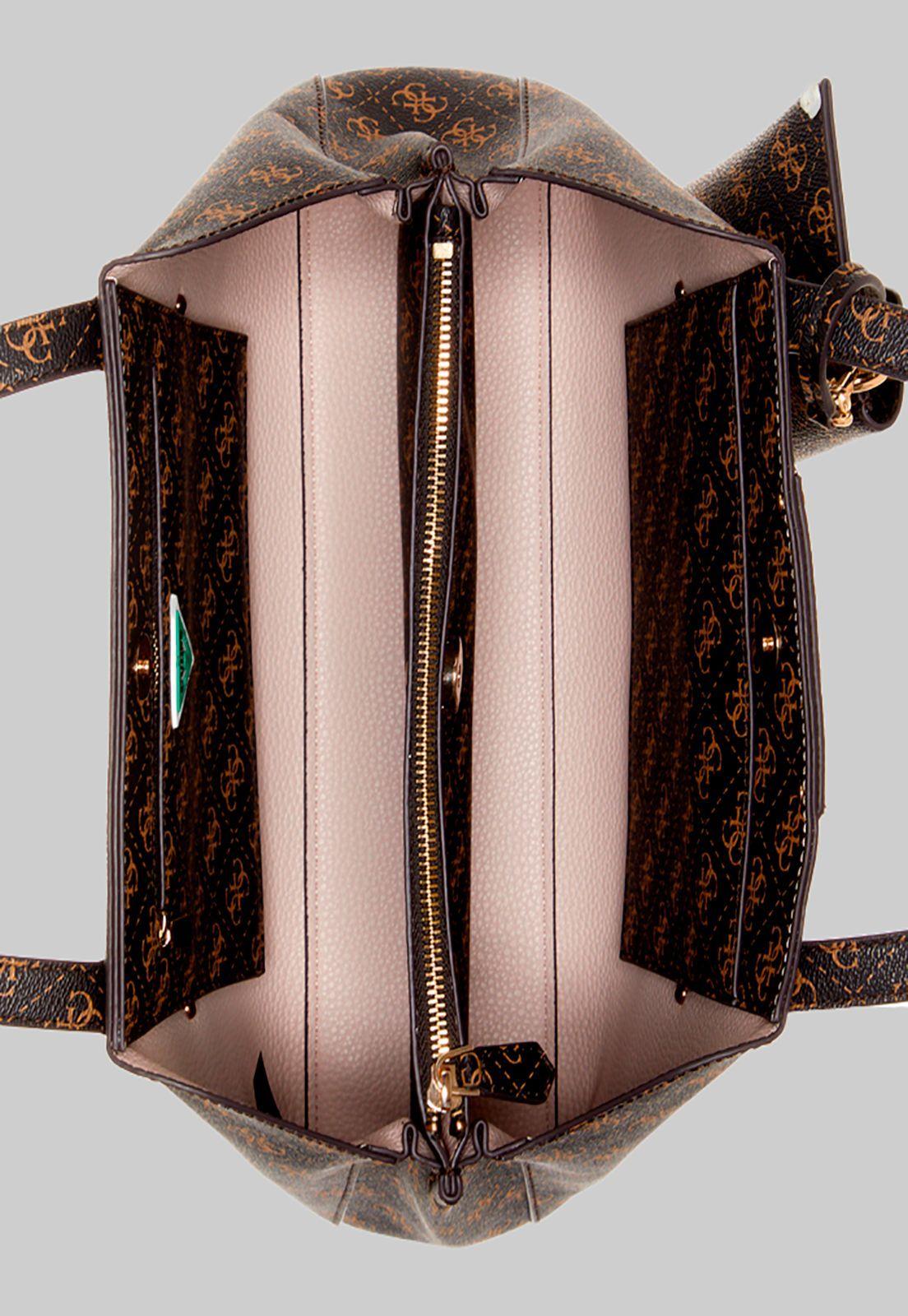 Cartera Eco Brenton Girlfriend Satchel Café Guess-3