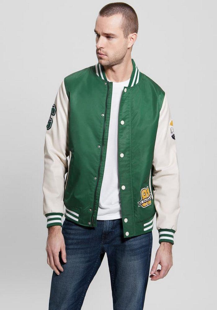 Chaqueta Guess Varsity Bomber G8G5 Verde-0