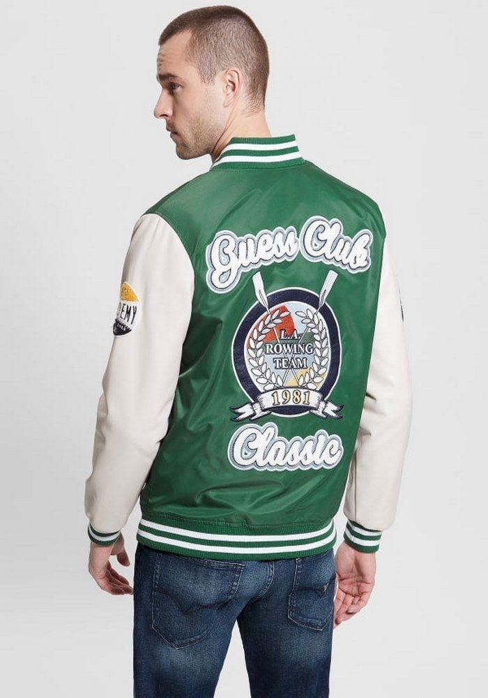Chaqueta Guess Varsity Bomber G8G5 Verde-2