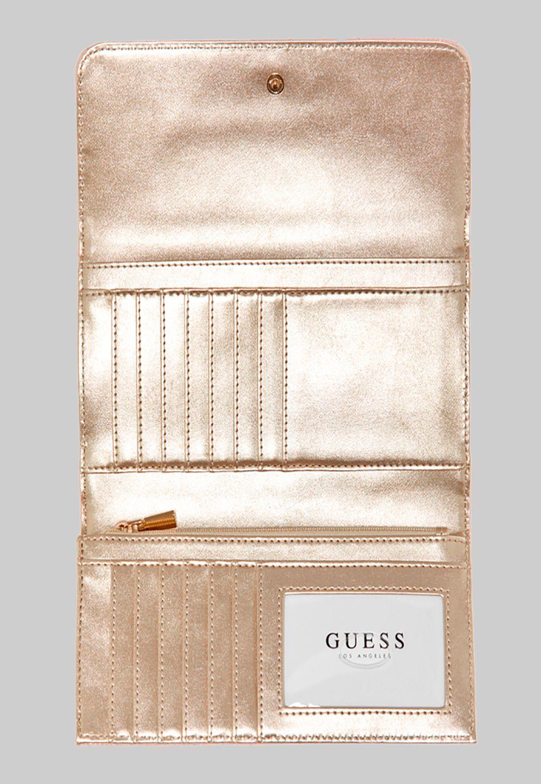 Billetera Laurel Multi Clutch Ppc Amarillo Guess-2