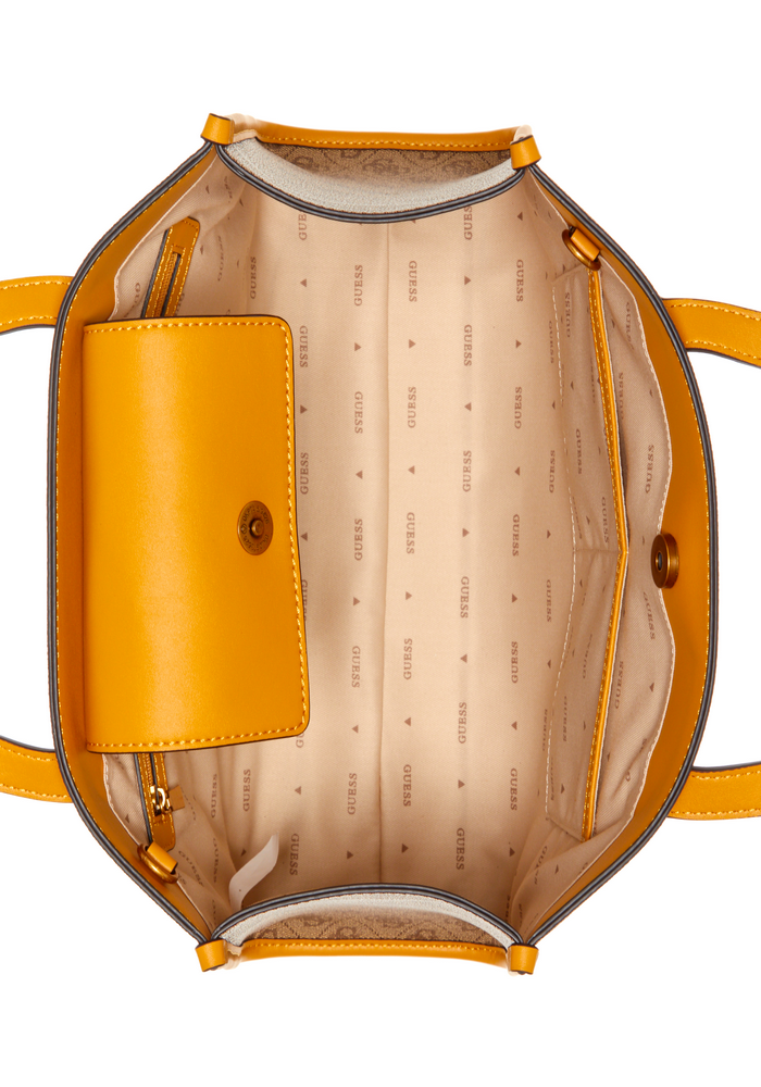 Cartera Silvana 2 Compartment Tote Naranjo Guess-3