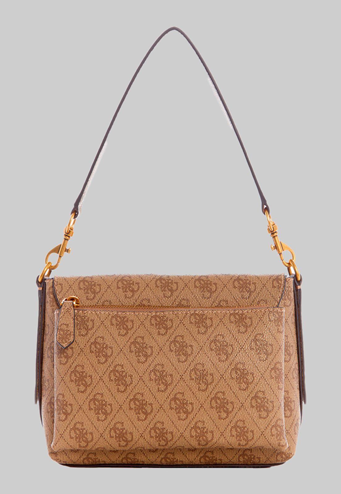 Cartera Eco Brenton Shoulder Bag Ltl Café Guess-2