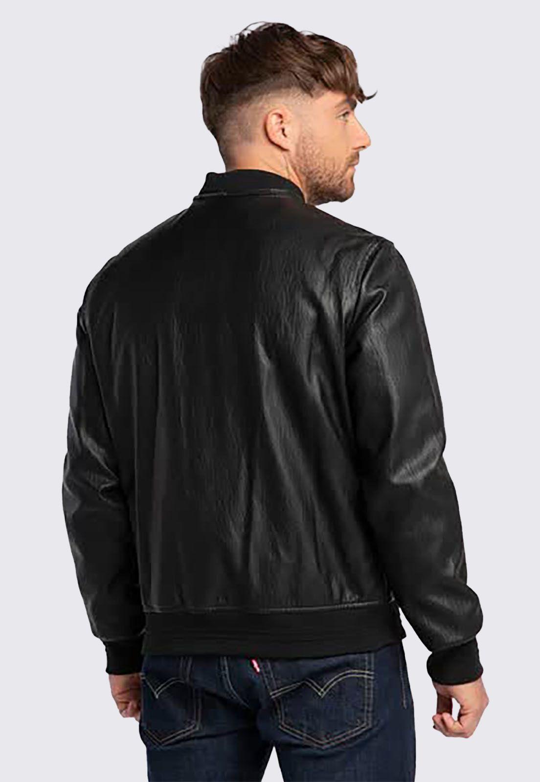 Chaqueta Guess Pu Leather Bomber-3