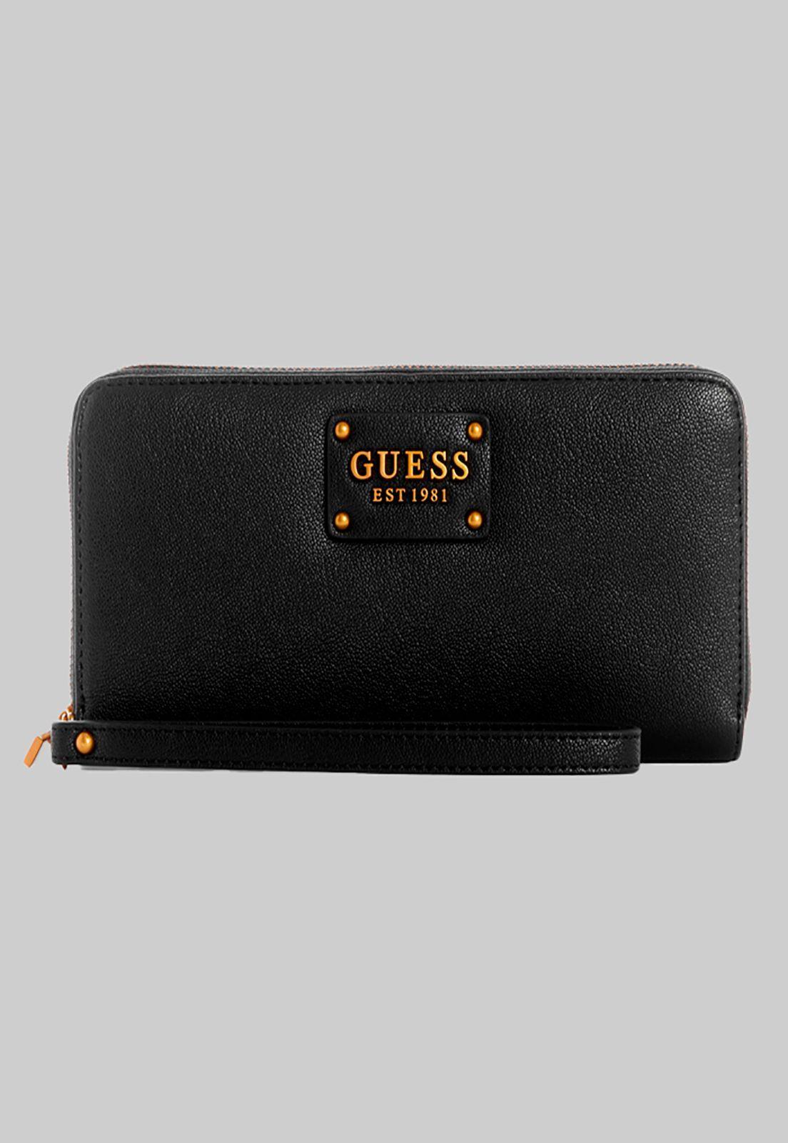 Billetera Centre Stage Slg Lrg Zip Bla Negro Guess-0