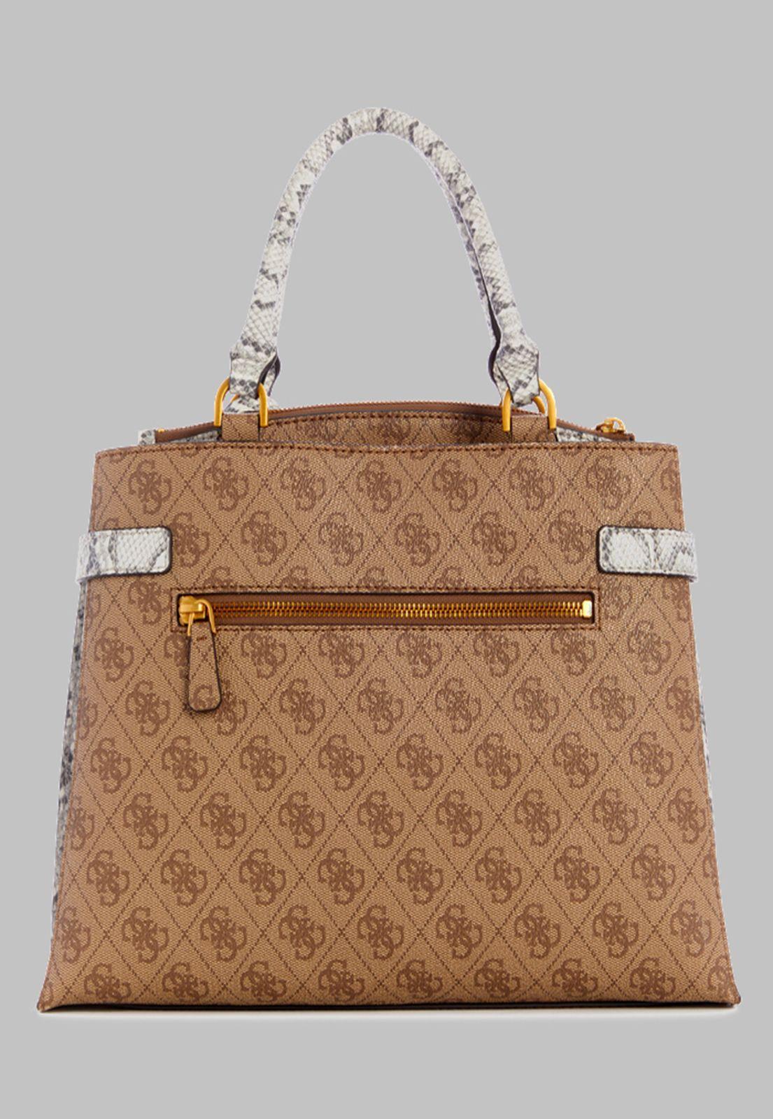 Cartera Guess Zadie Logo Girlfriend Satchel Lly Café Guess