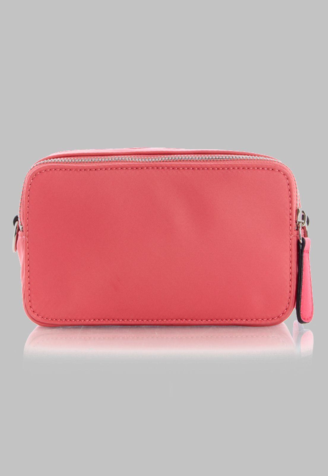 Cartera G Factory Bessemer Double Zip Crossbody Lip Rosado-2