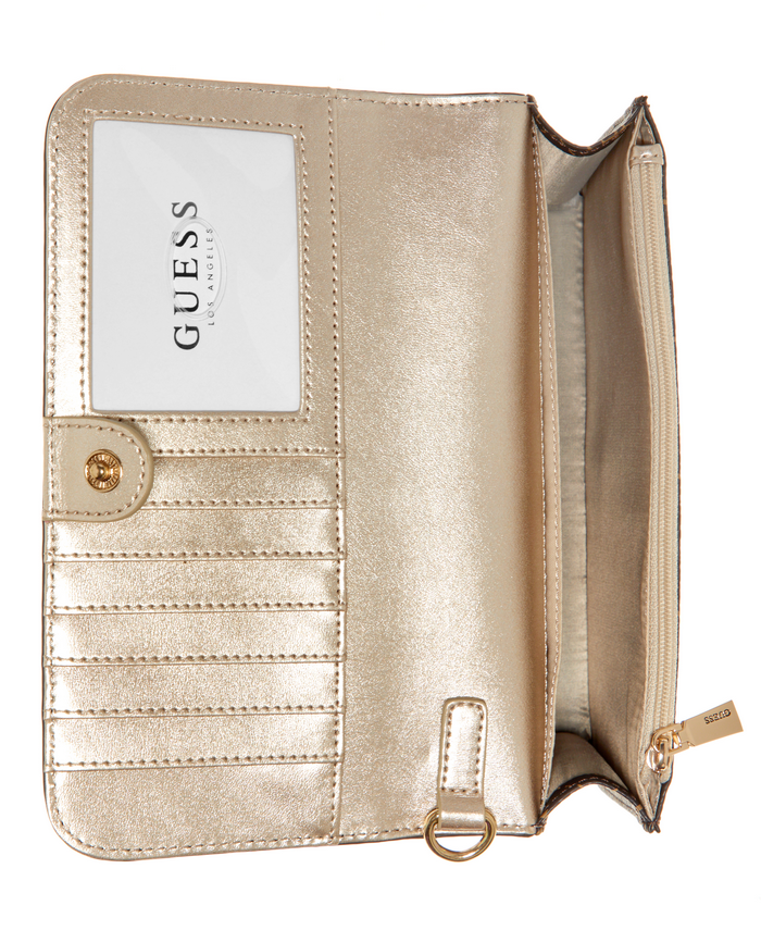 Billetera Laurel Slg Phone Organizer Rosado Guess-2