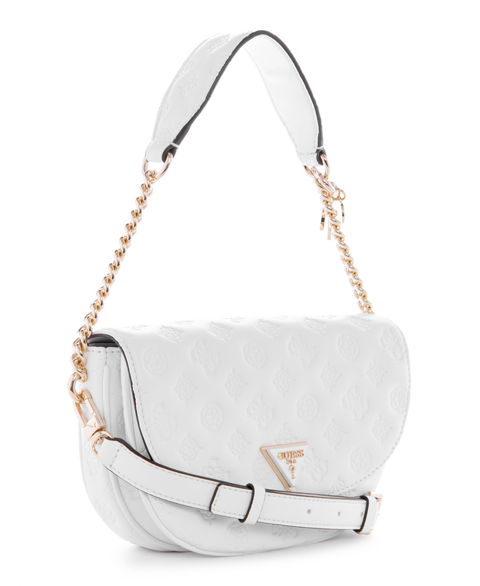 Cartera Guess La Femme Flap Shoulder Bag Whi Blanco-1