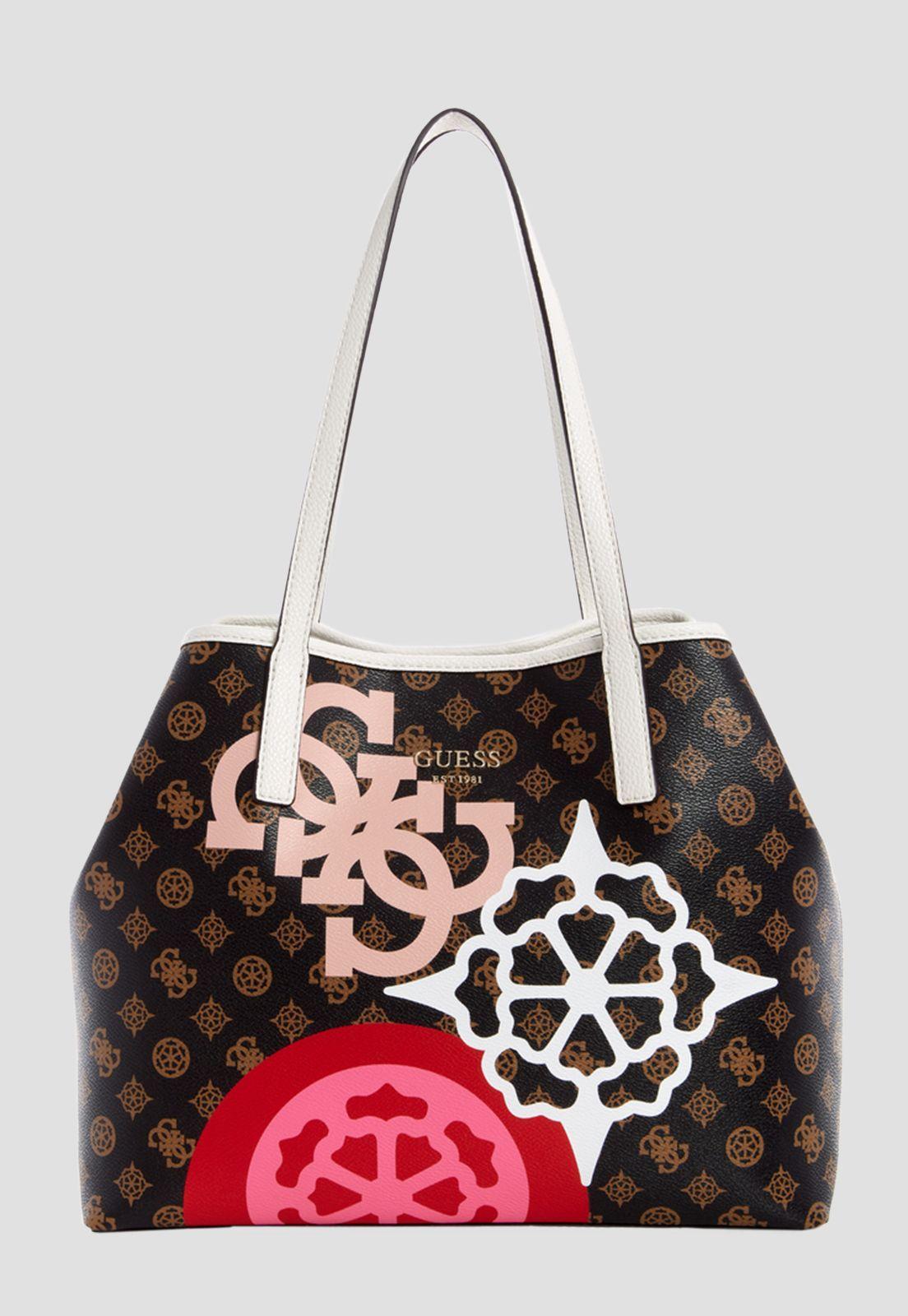 Cartera Vikky Tote Mog Negro Guess-0