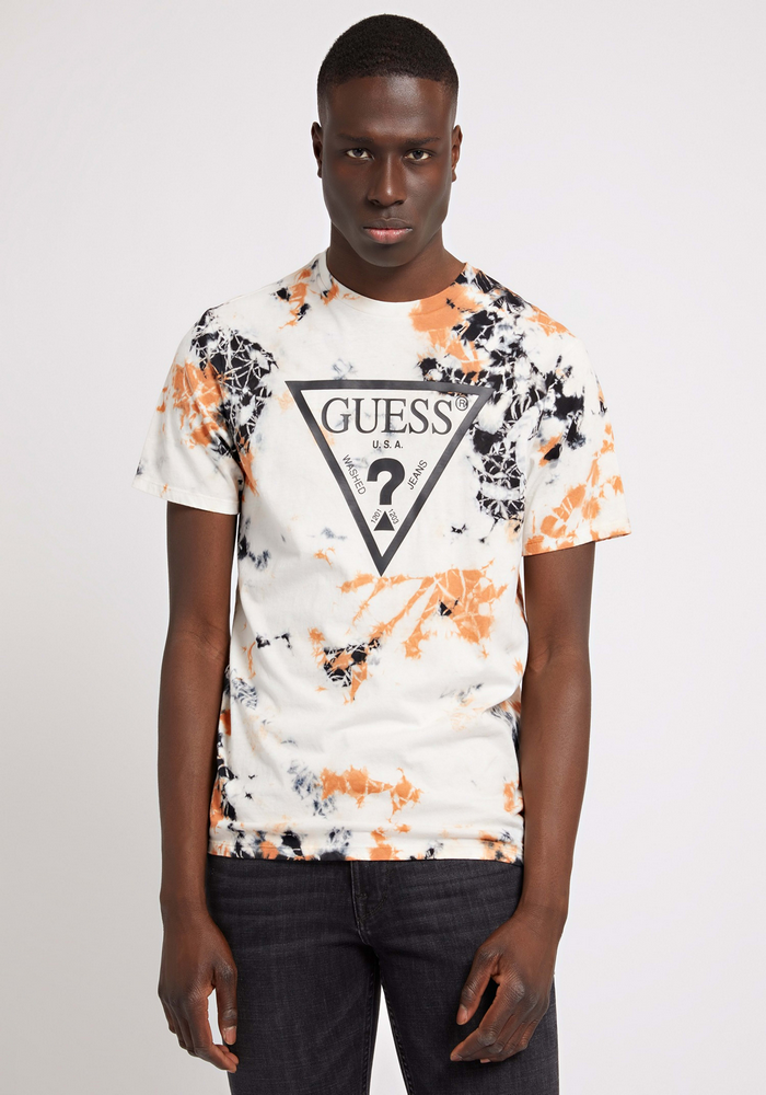 Polera Guess Ss Bsc Tie Dye Logo Tee F51J MULTICOLOR-0