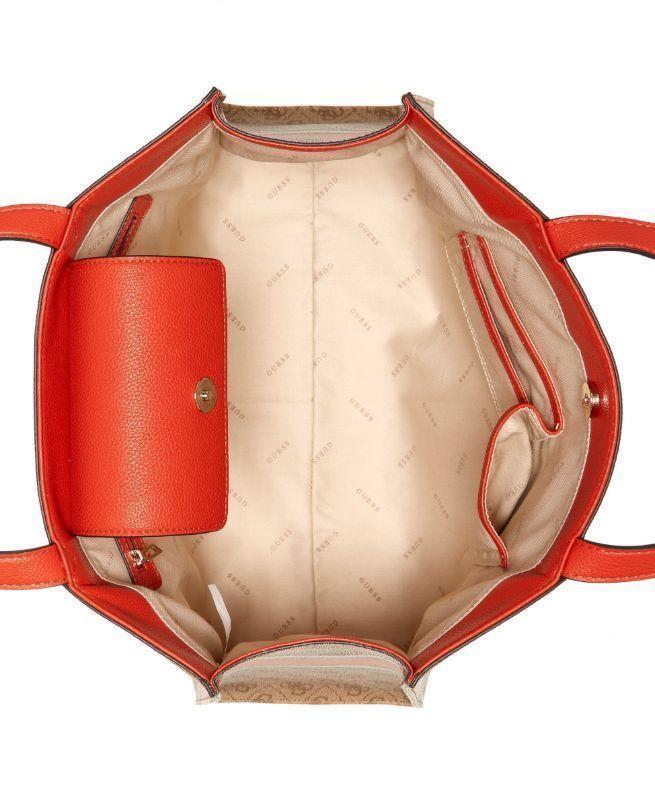 Cartera Guess Monique Tote Ora Rojo-3