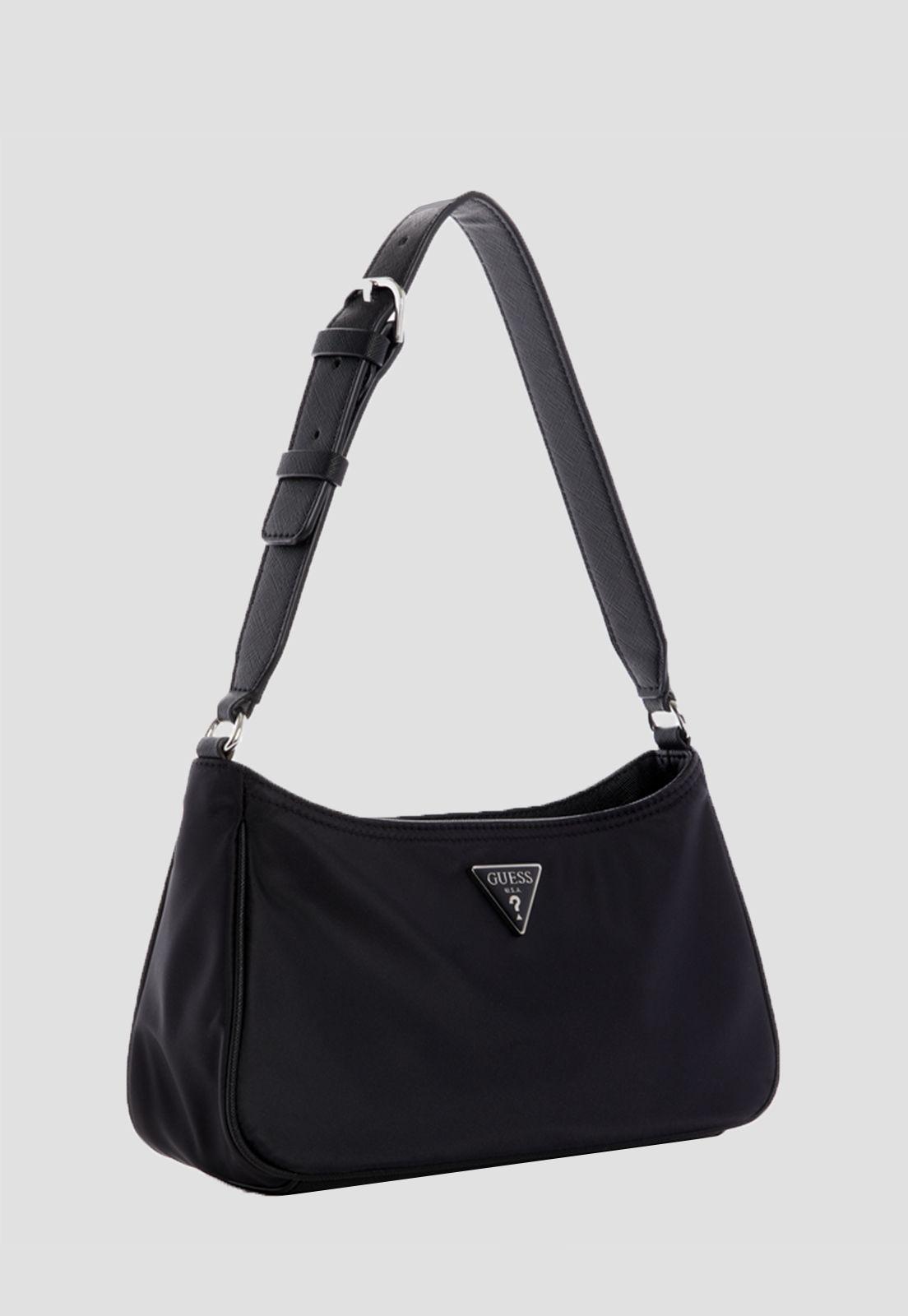 Cartera Little Bay Shoulder Bag Bla Negro Guess-1