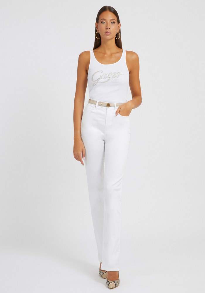 Polera Hegle Tank Top G011 Blanco Guess-2