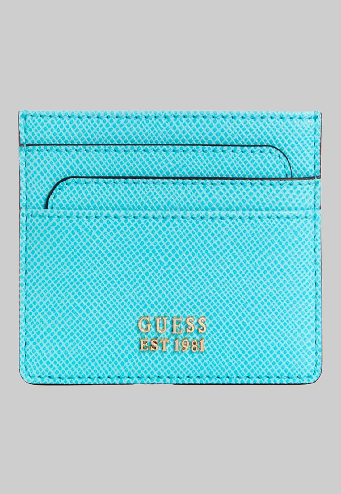 Billetera Laurel Slg Card Holder Trq Celeste Guess-0