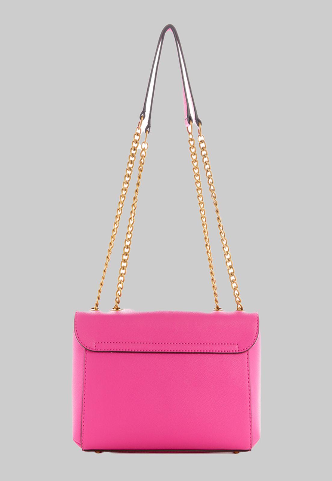 Cartera Guess Nell Convertible Xbody Flap Fuc Rosado-2