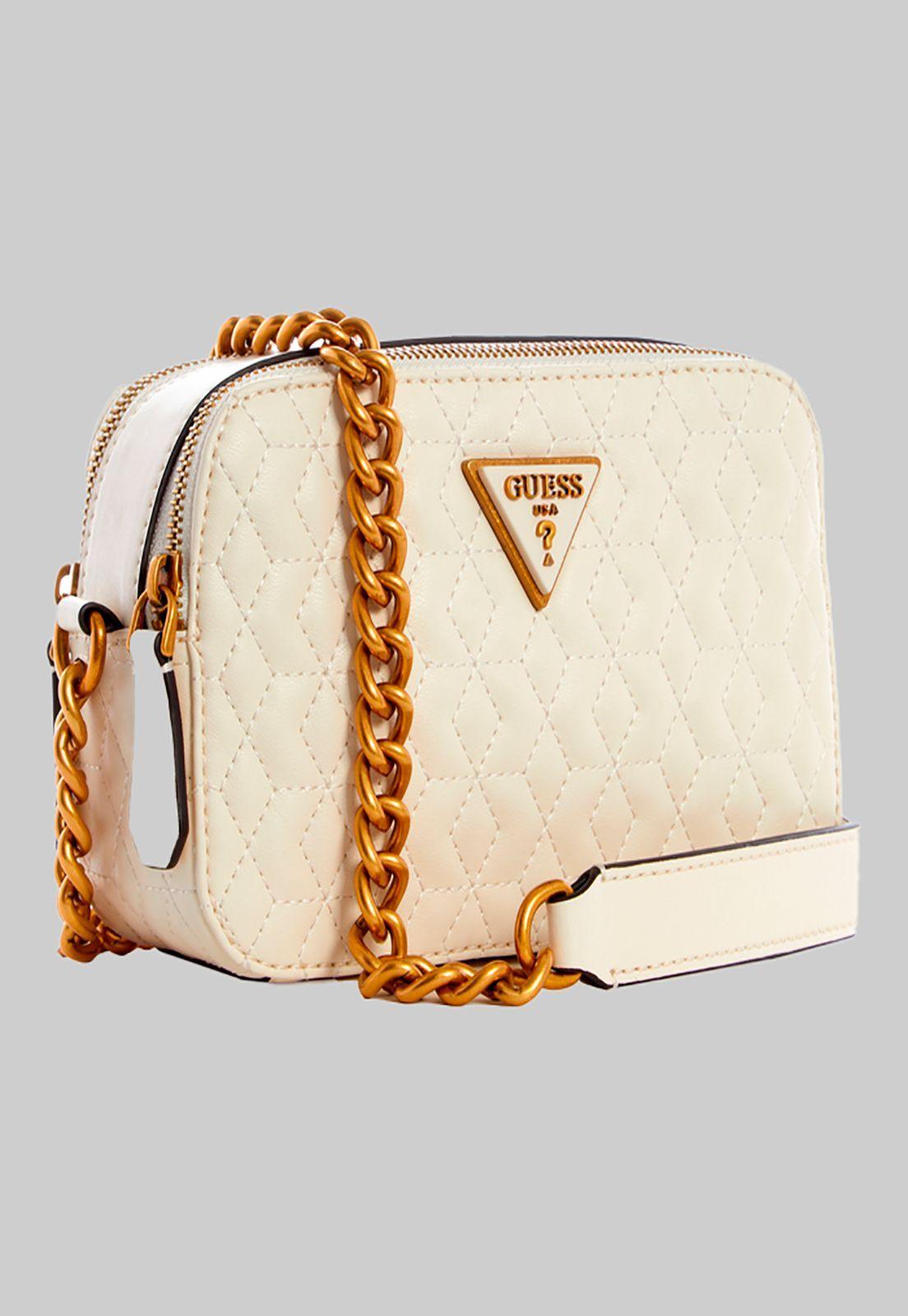 Cartera Noelle Crossbody Camera Ivo Crema Guess-1