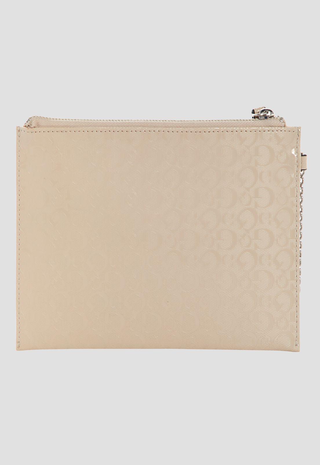 Billetera Meriden Slg Wristlet Sto Crema Guess-1