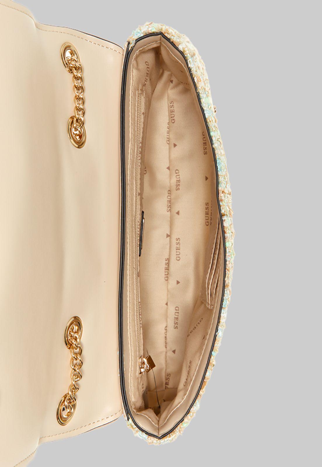 Cartera Guess Adam Convertible Xbody Flap Aqm Crema-3