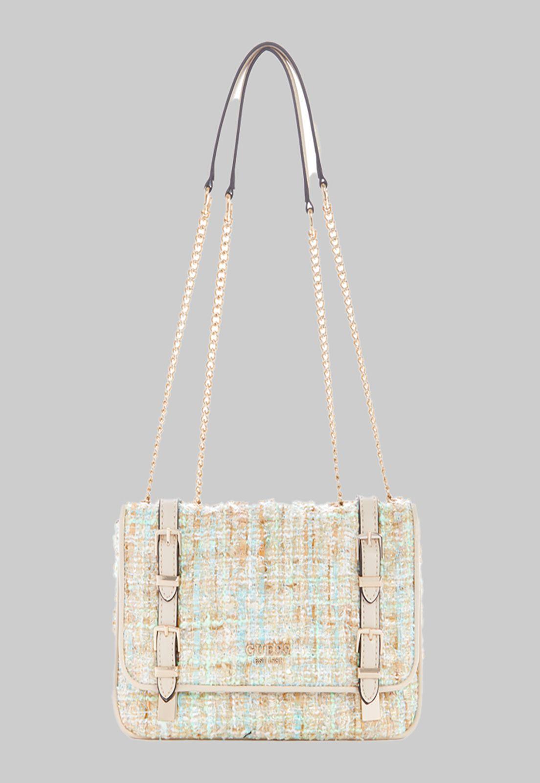 Cartera Guess Adam Convertible Xbody Flap Aqm Crema-0