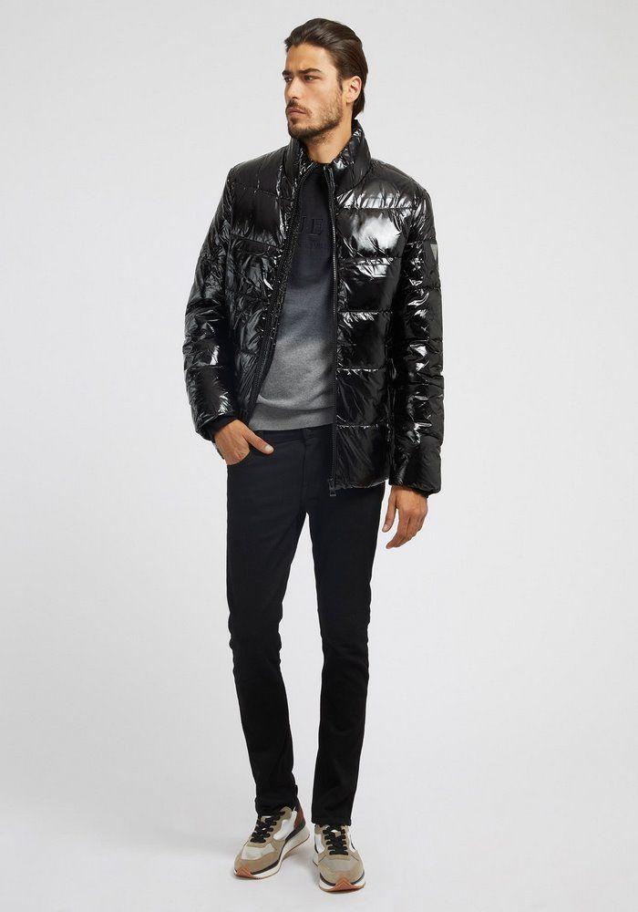 Chaqueta Guess Liquid Puffa Jacket Jblk Negro-0