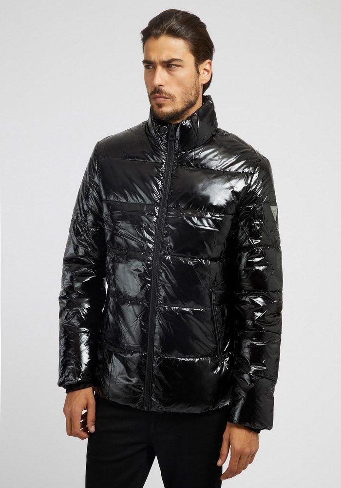 Chaqueta Guess Liquid Puffa Jacket Jblk Negro-1
