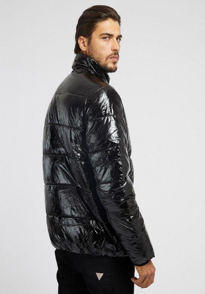 Chaqueta Guess Liquid Puffa Jacket Jblk Negro-2