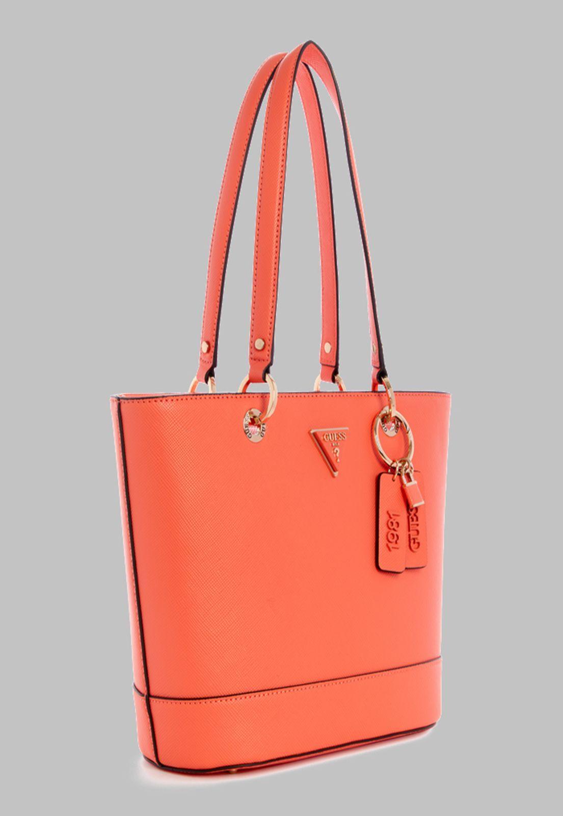 Cartera Guess Noelle Small Elite Tote Cor Coral-1