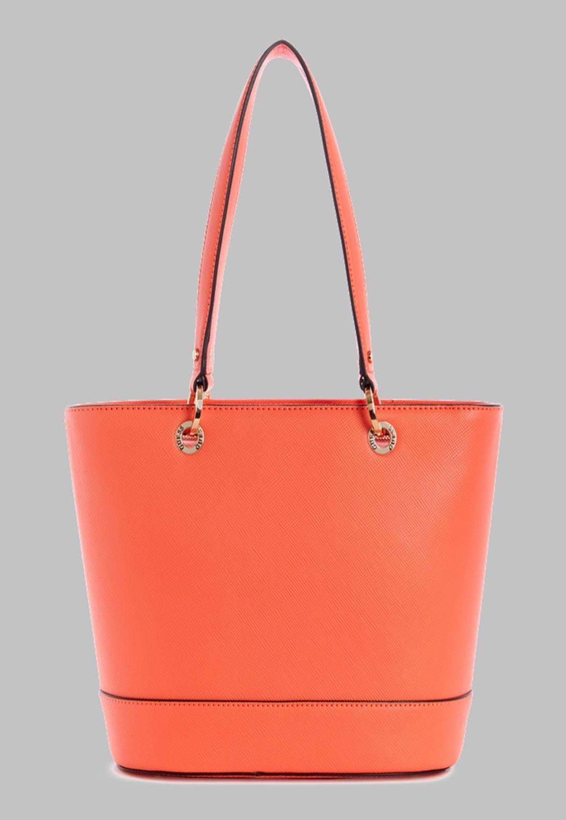 Cartera Guess Noelle Small Elite Tote Cor Coral-2