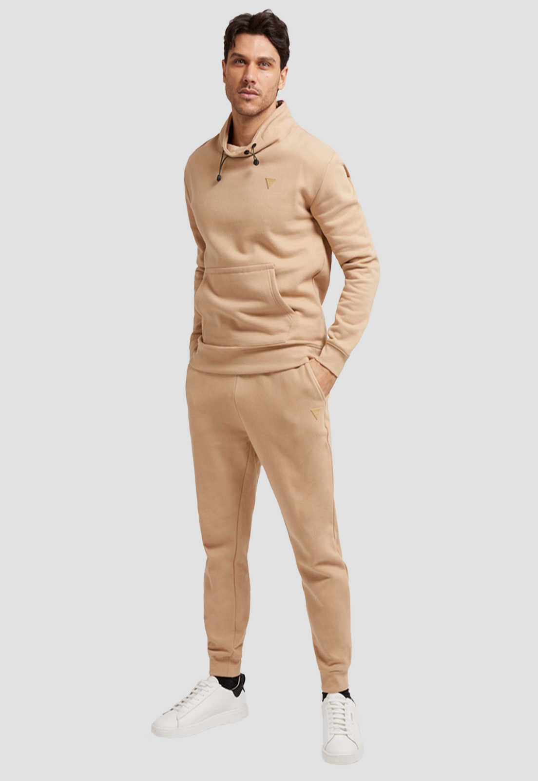Poleron Guess Mn Loungewear Fleece G1V2 Beige-1