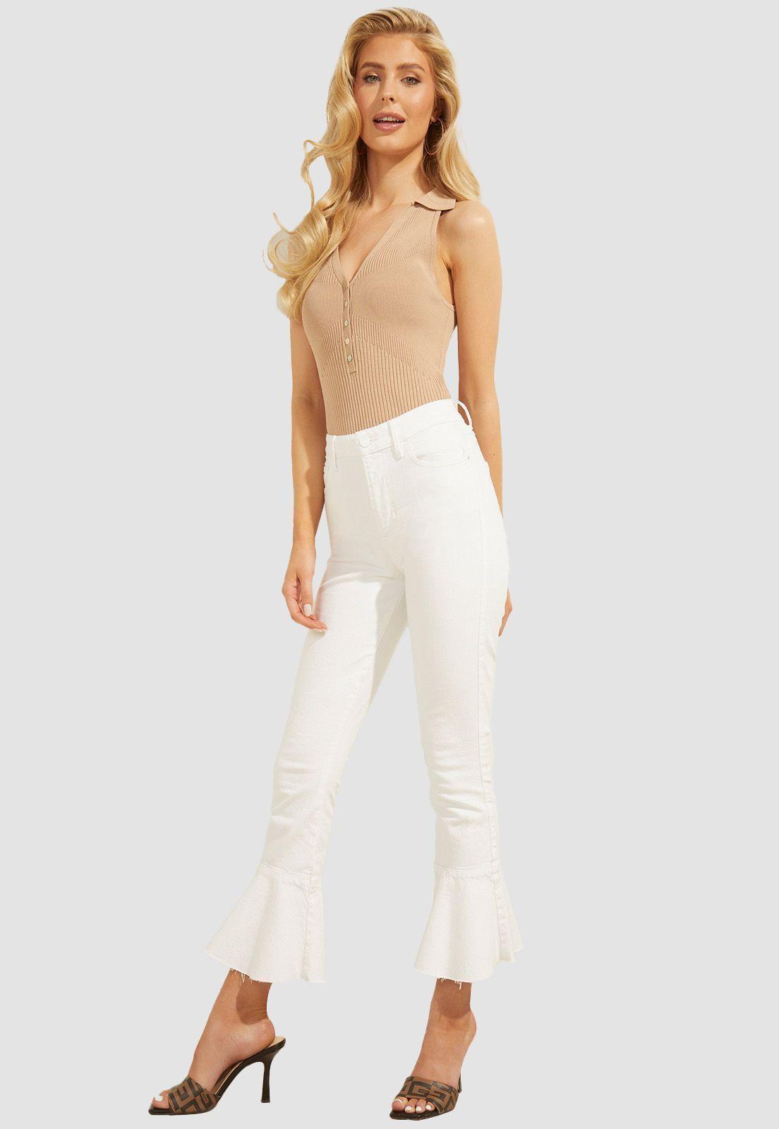 Jeans Guess Ayla Kick Ruffle Flare-4