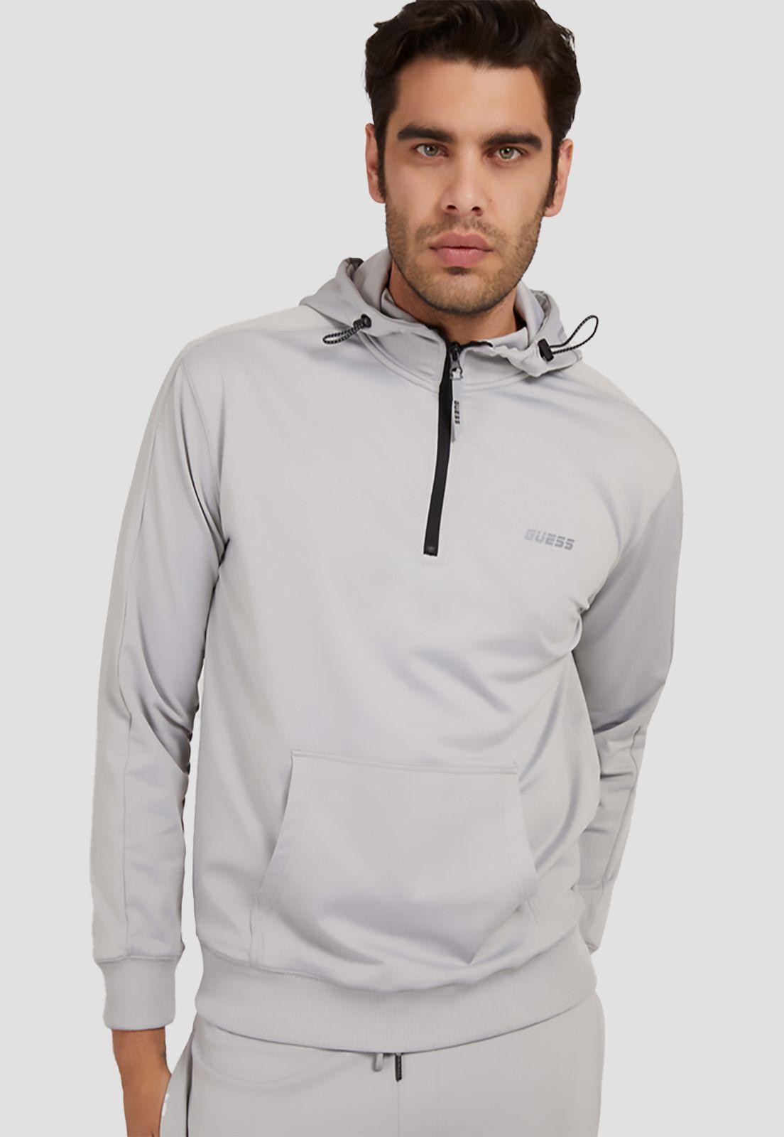 Poleron Guess Hal Hooded Sweatshirt G9H0 Gris-0