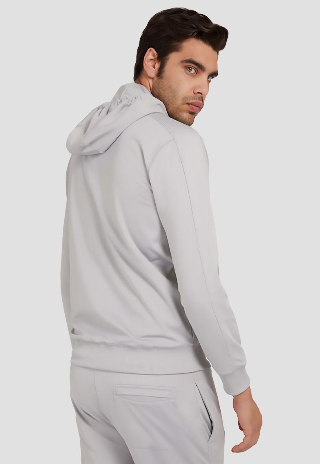 Poleron Guess Hal Hooded Sweatshirt G9H0 Gris-2
