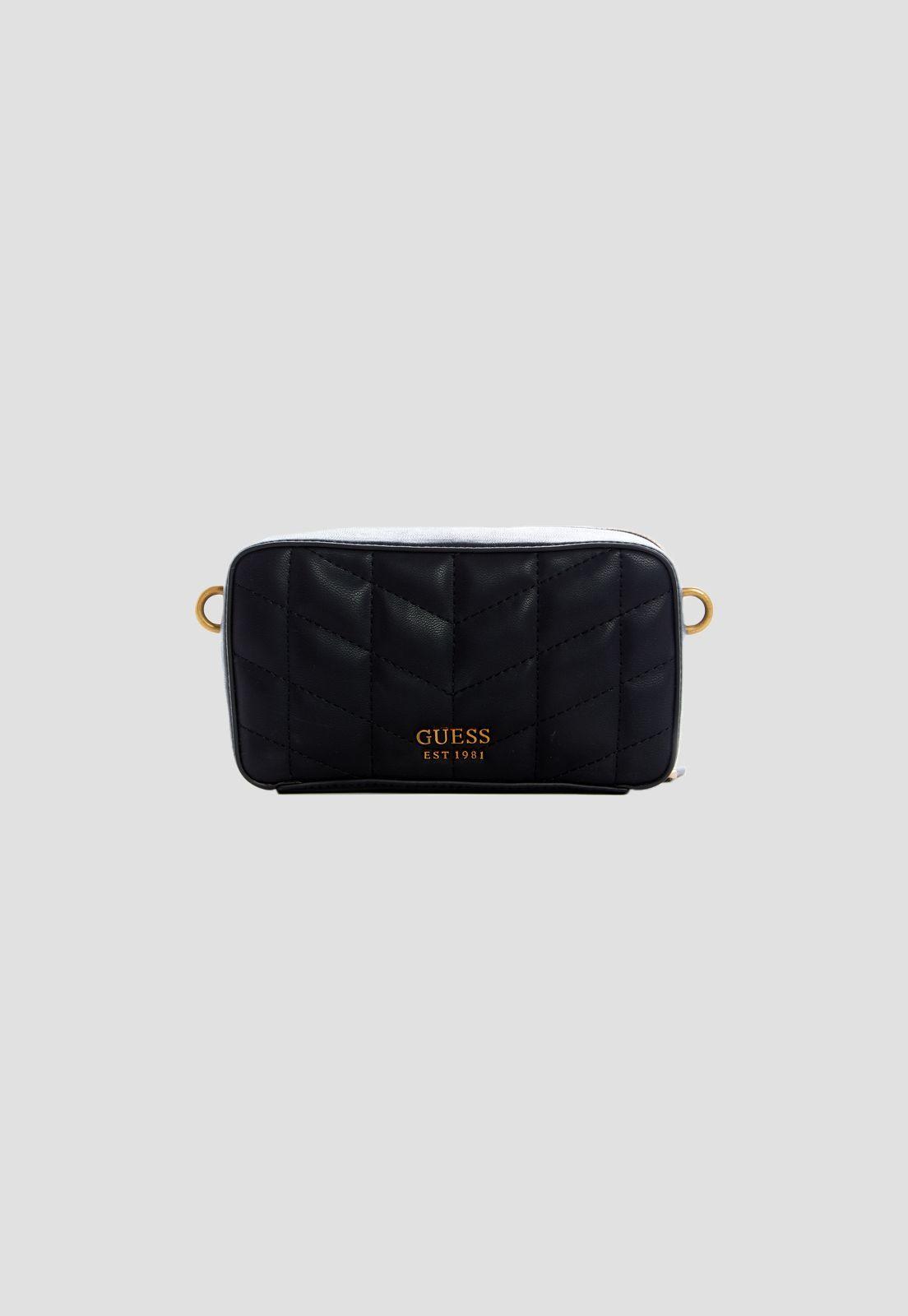 Mini Cartera Brera Mini Camera Bag Bla Negro Guess-1