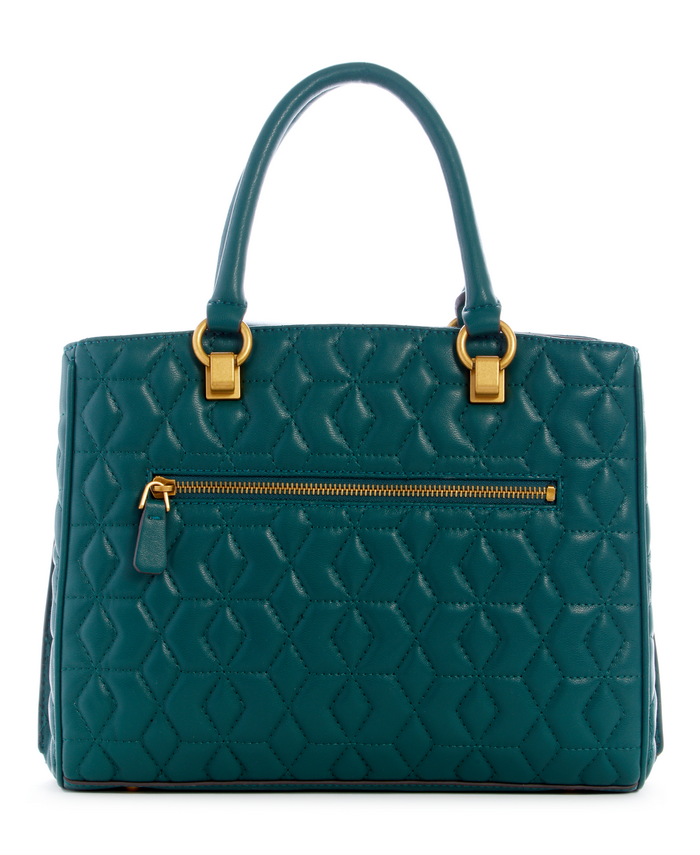 Cartera Guess Elenia Girlfriend Satchel For Verde-2