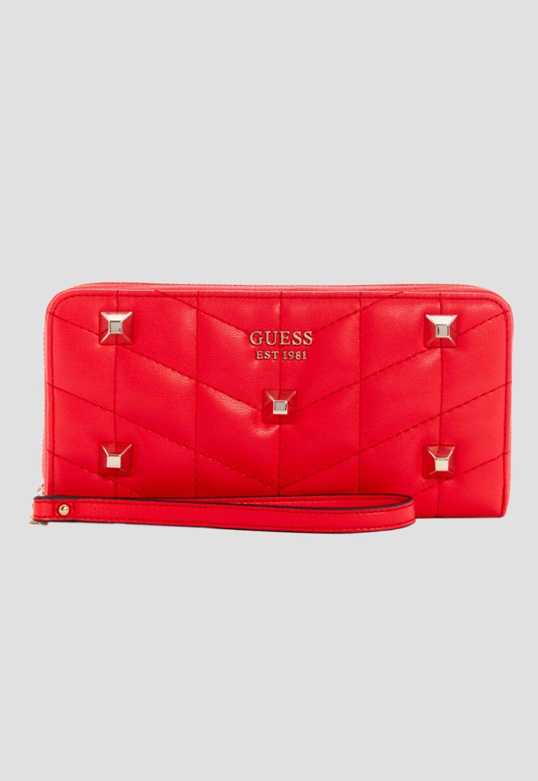 Billetera Brera Slg Large Around Hbr Rojo Guess-0
