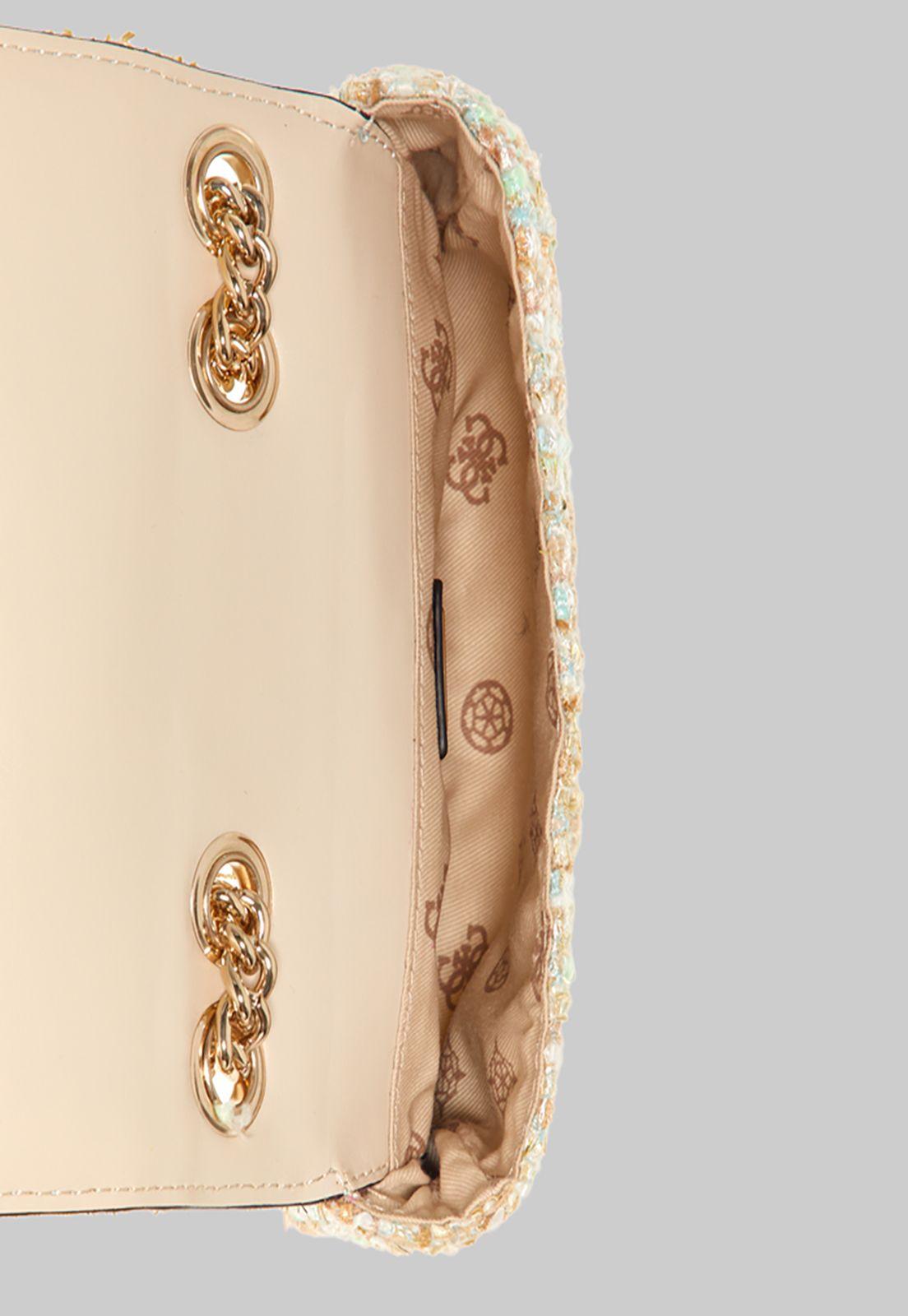 Mini Cartera Guess Spark Micro Mini Aqm Crema-3