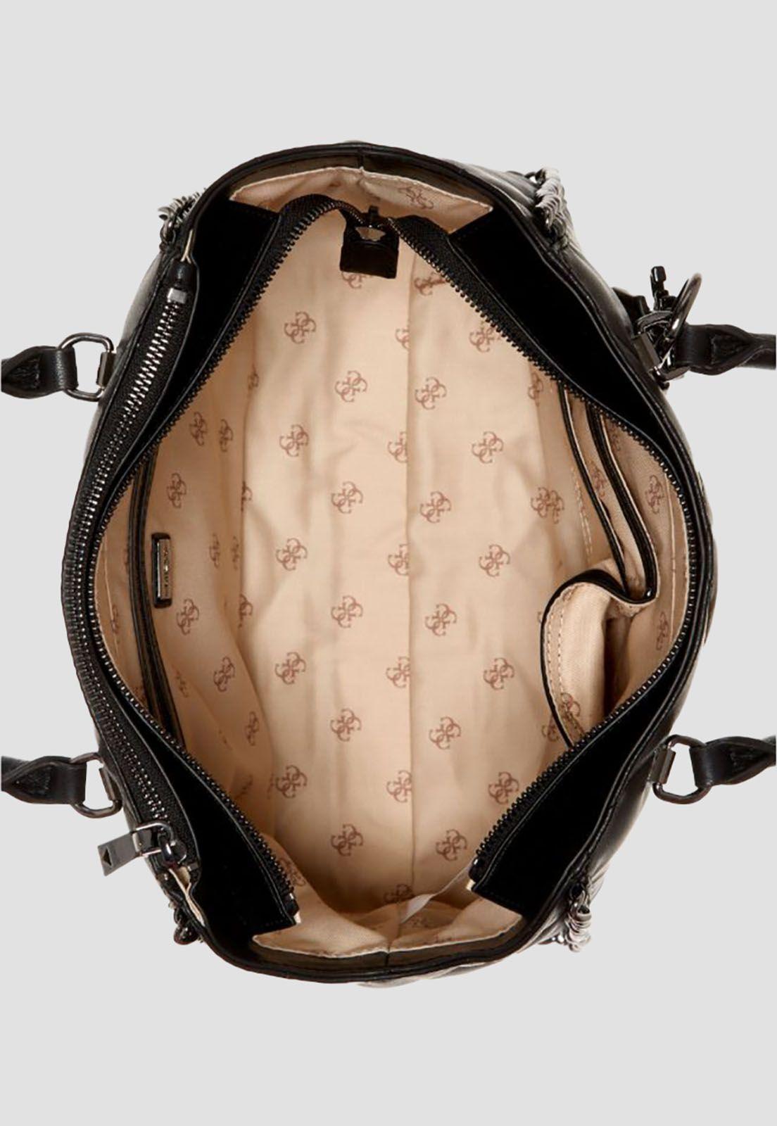 Cartera Khatia Society Satchel Bla Guess-3