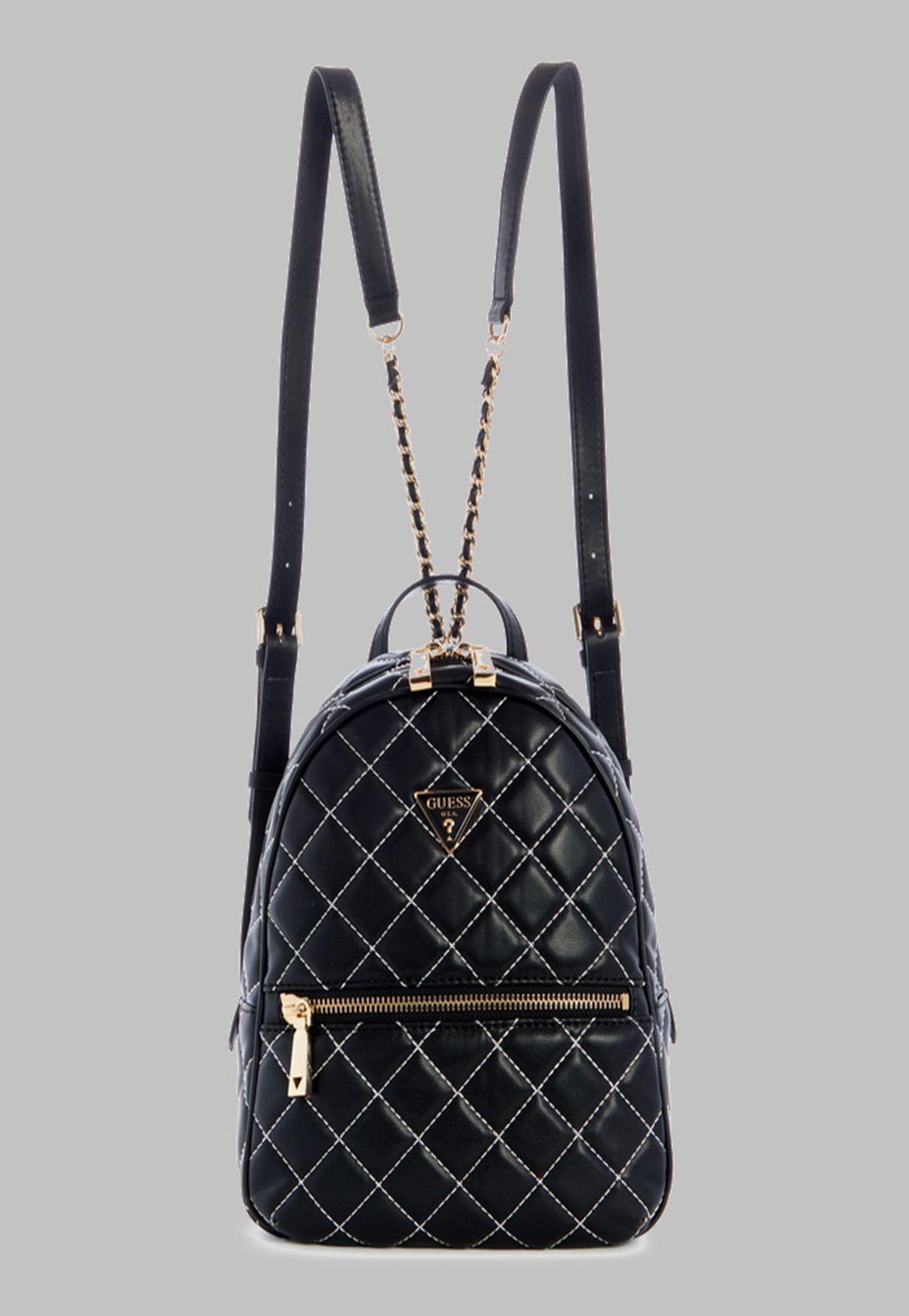 Mochila Guess Cessily Backpack Bml Negro-0