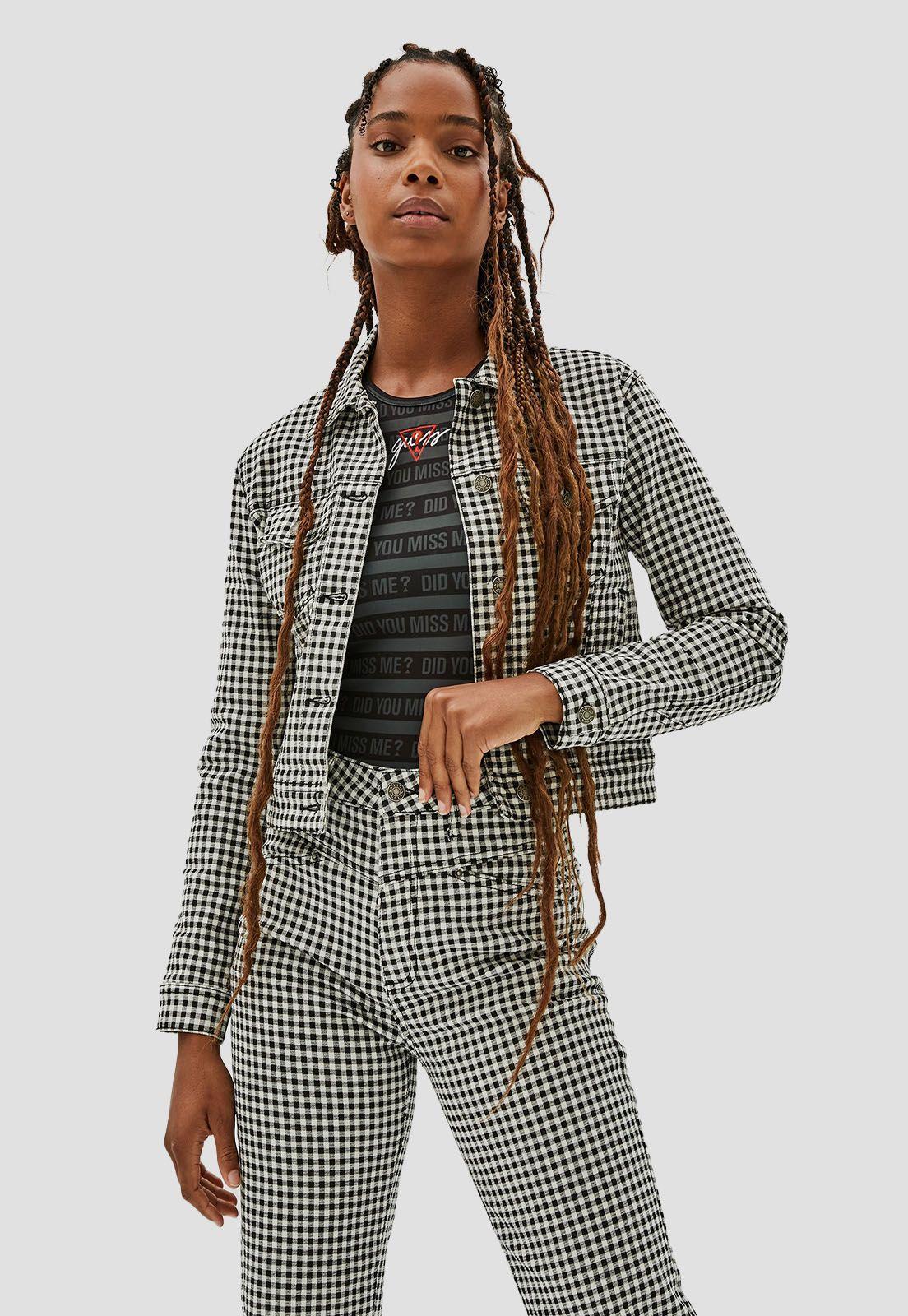 Chaqueta Go Simone Gingham Jkt  Guess-0