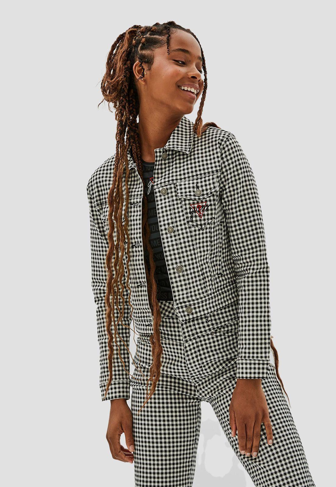 Chaqueta Go Simone Gingham Jkt  Guess-4