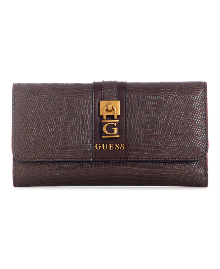 Billetera Guess Ginevra Slg Multi Clutch Bro Café-0