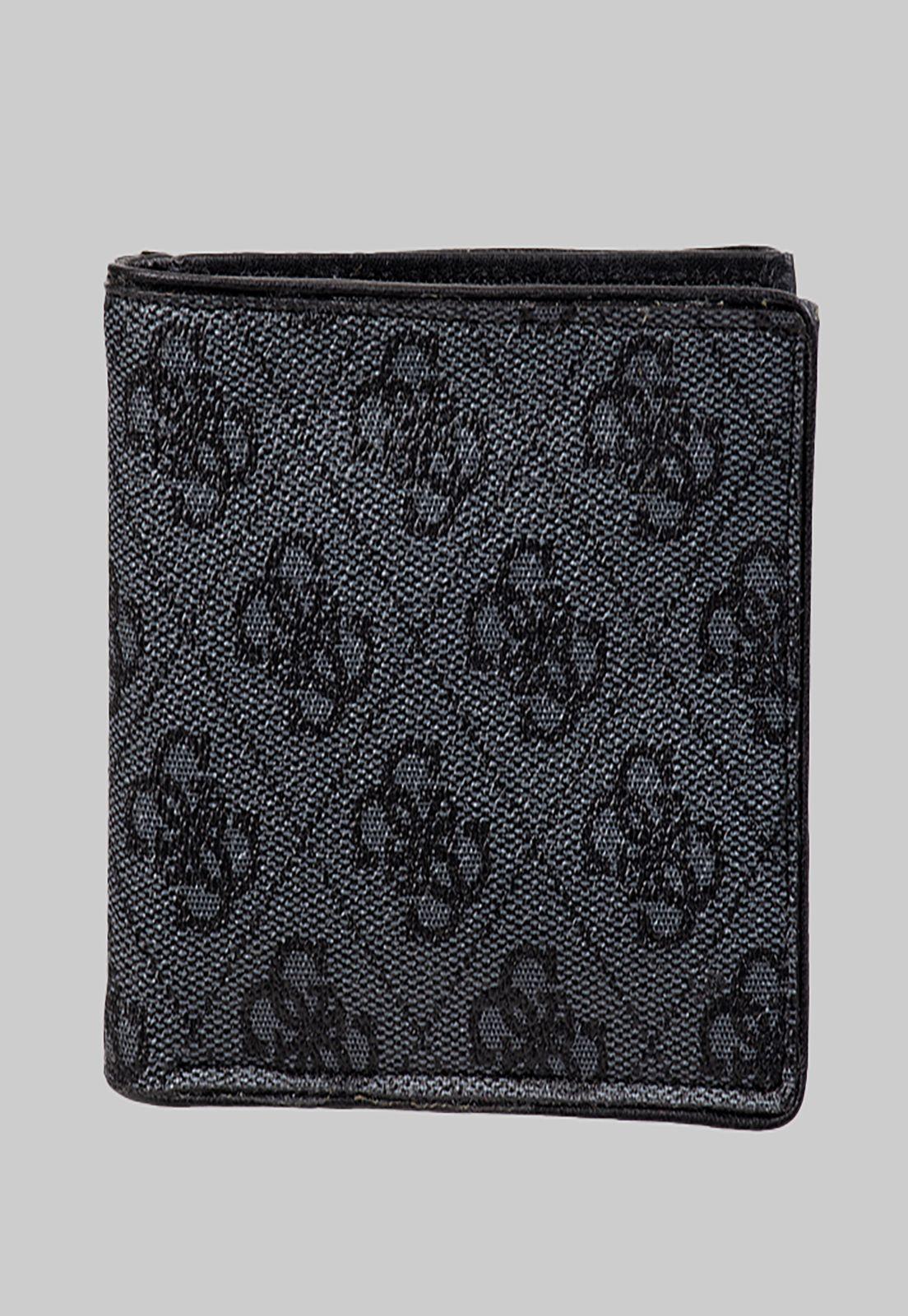 Billetera Quattro G Rfid Slimfold W/ Negro Guess-0