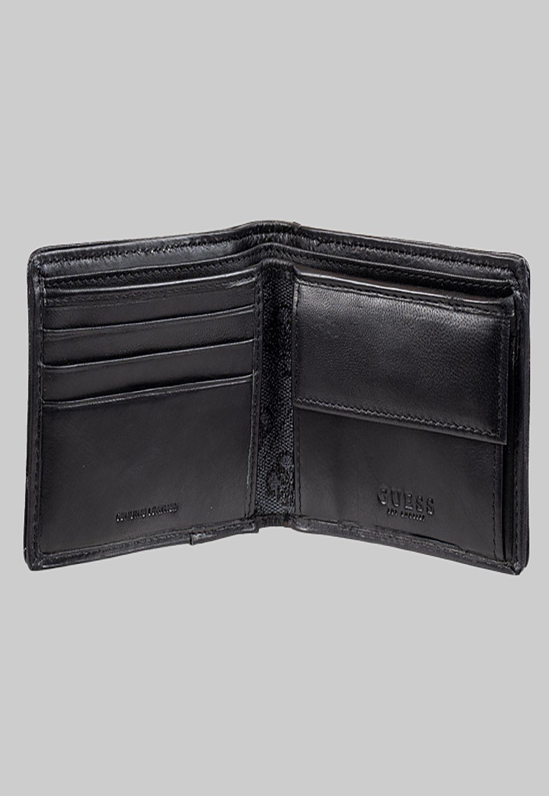 Billetera Quattro G Rfid Slimfold W/ Negro Guess-4