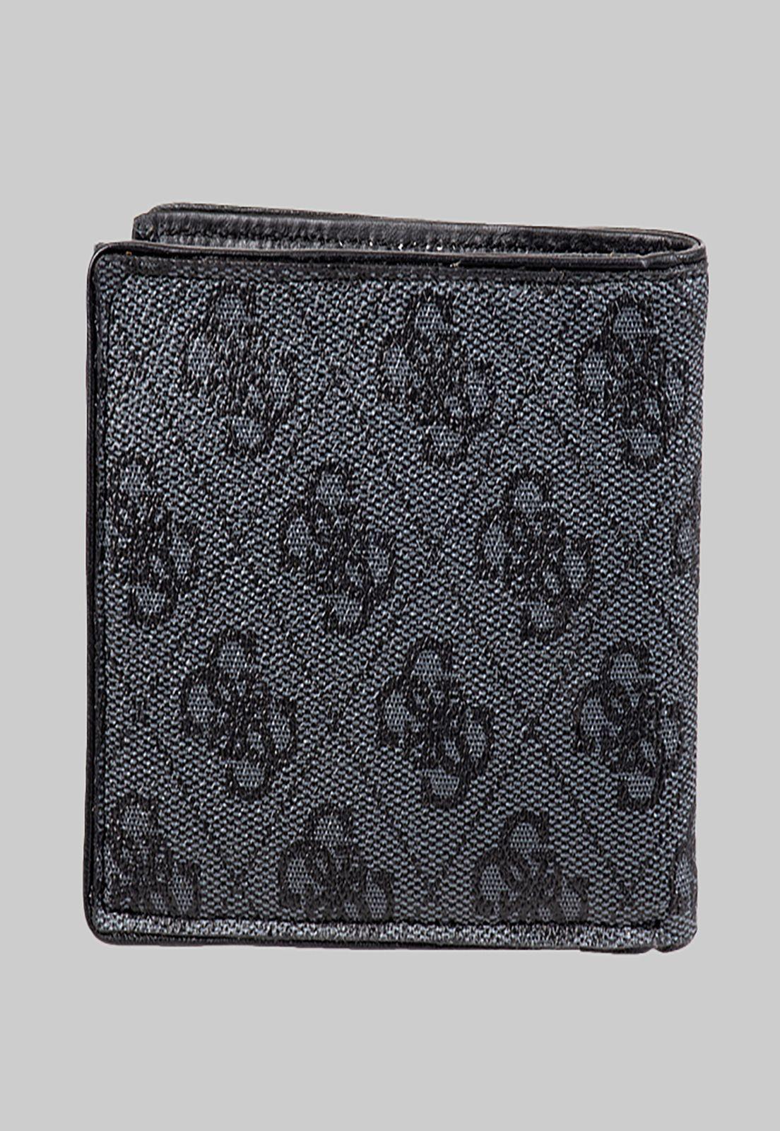 Billetera Quattro G Rfid Slimfold W/ Negro Guess-1