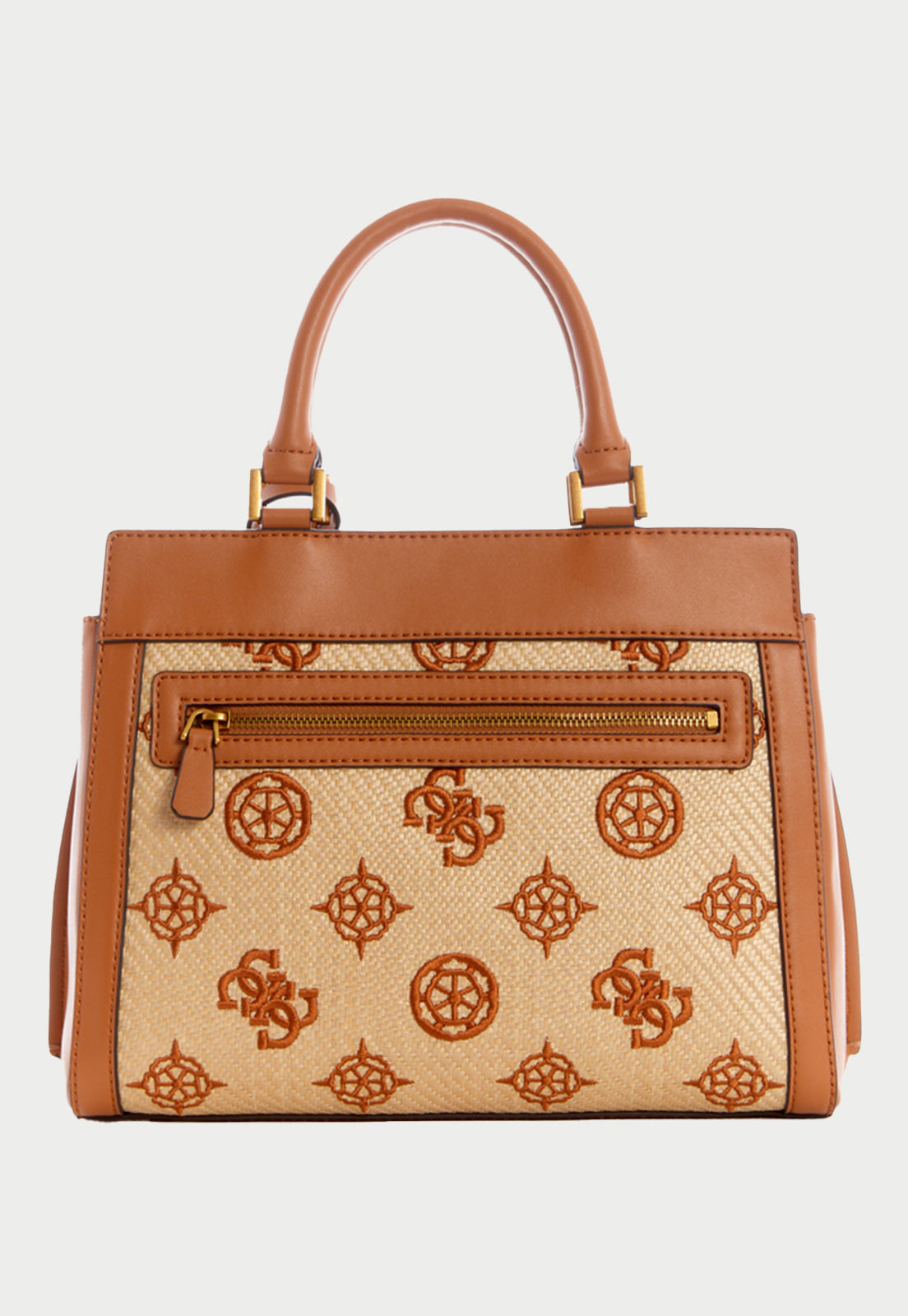 Cartera Katey Luxury Satchel Ntc Café Guess-2