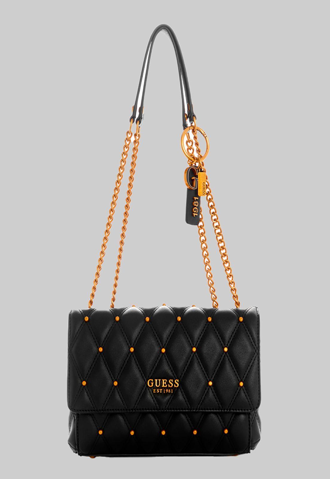 Cartera Triana Convertible Xbody Bla Negro Guess-0