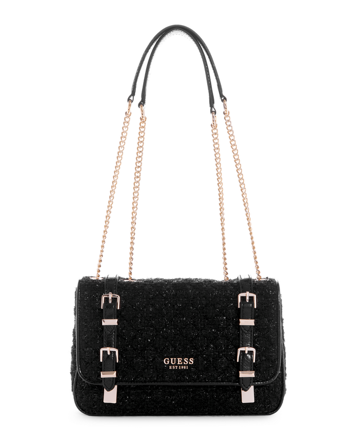Cartera Guess Adam Convertible Xbody Flap Bla Negro-0