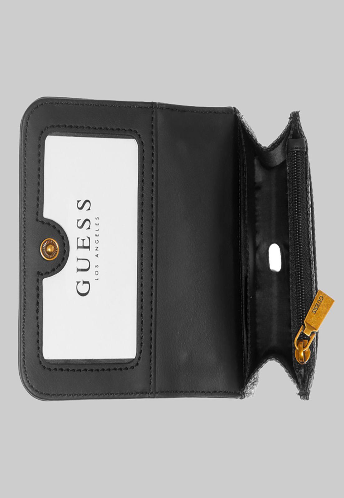 Mini Cartera Guess Noelle Micro Mini Bla Negro-3