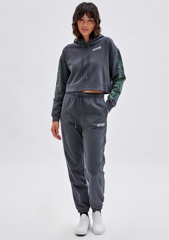 Poleron Guess Go Batman Comic Hoodie JTMU GRIS-1